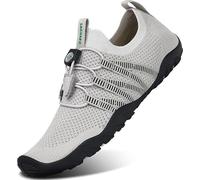 SAGUARO Scarpe da Immersione Donna Uomo Rapida Asciugatura Slittata Scarpette da Acqua per Nuoto Piscina Spiaggia Surf Grigiochiaro 43 EU