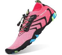 SAGUARO Scarpe da Immersione Donna Uomo Rapida Asciugatura Slittata Scarpette da Acqua per Nuoto Piscina Spiaggia Surf Rosa 37 EU