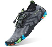 SAGUARO Scarpe da Immersione Donna Uomo Rapida Asciugatura Slittata Scarpette da Acqua per Nuoto Piscina Spiaggia Surf Grigioscuro 39 EU