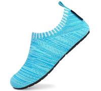 SAGUARO Scarpe da Scogli Bambino Bambina Scarpe Mare Bambini Scarpette Scogli Ragazze Ragazzi Scarpette Mare Antiscivolo Scarpe Immersione Leggere Scarpe Acqua Scarpe Nuoto Blu A, Gr.32/33 EU