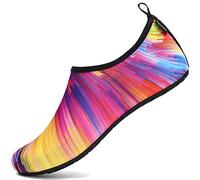SAGUARO Scarpe da Scoglio Donna Uomo da Immersione Scarpette da Surf Water Shoes Barefoot per Bagno Spiaggia Mare Snorkel Yoga, Multicolore 44/45