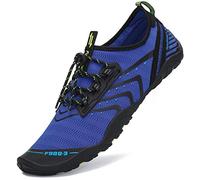 SAGUARO Scarpe da Scoglio Donna Uomo Scarpette da Mare Bagno Spiaggia Surf Yoga Water Shoes per Nuoto Piscina Spiaggia Canottaggio Vela Aqua Fiume Mare, Blu, 45 EU