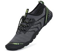 SAGUARO Scarpe da Scoglio Donna Uomo Scarpette da Mare Bagno Spiaggia Surf Yoga Water Shoes per Nuoto Piscina Spiaggia Canottaggio Vela Aqua Fiume Mare,Puro Grigio 42