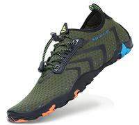 SAGUARO Scarpe da Scoglio Donna Uomo Scarpette da Mare Bagno Spiaggia Surf Yoga Water Shoes per Nuoto Piscina Spiaggia Canottaggio Vela Aqua Fiume Mare, Verde, 43 EU