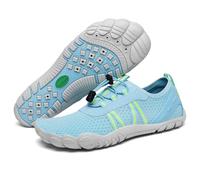 SAGUARO Scarpe da Scoglio Mare Donna Uomo Asciugatura Rapida Scarpette da Scoglio Antiscivolo Scarpe da Spiaggia per Acqua Immersione Nuoto Surf Vela Canottaggio Blu Cielo Chiaro,Gr.43