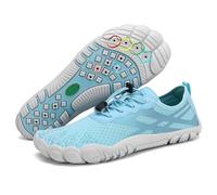 SAGUARO Scarpe da Scoglio Mare Donna Uomo Asciugatura Rapida Scarpette da Scoglio Antiscivolo Scarpe da Spiaggia per Acqua Immersione Nuoto Surf Vela Canottaggio Blu,Gr.42