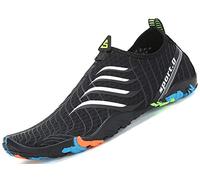 SAGUARO Scarpe da Scoglio per Uomo Donna Asciugatura Rapida Scarpette da Spiaggia Surf Traspirante Antiscivolo Scarpe Immersione, Fiume Bianco 45