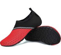 SAGUARO Scarpe da Scoglio Uomo Donna - Scarpette da Mare Antiscivolo Leggere in Tessuto Elastico, Asciugatura Rapida per Spiaggia, Piscina, Surf e Immersione Rosso Persiano Gr. 40/41 EU