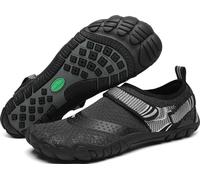 SAGUARO Scarpe da Scoglio Uomo Donna Scarpette Scoglio Antiscivolo Scarpette/Scarpe Mare Scoglio per Acqua Piscina Spiaggia Immersione, Nero Fumo Gr.43