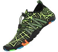 SAGUARO Scarpe da Scoglio Uomo Donna Scarpette Scoglio Antiscivolo Scarpette/Scarpe Mare Scoglio per Acqua Piscina Spiaggia Immersione, Verde Brillante Gr.42