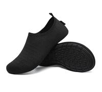 SAGUARO Scarpe da Scoglio Uomo Donna Scarpette Scoglio Leggere Scarpe Mare Asciugatura Rapida Scarpette Mare per Spiaggia Acqua Immersione Surf Corvo Nero Ricco Gr. 46/47 EU