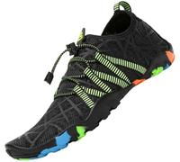 SAGUARO Scarpe da Scoglio Uomo Scarpette da Scoglio Donna Scarpe Mare Antiscivolo Scarpette Mare Scarpe Acqua Asciugatura Rapida Scarpe per Spiaggia Immersione Surf Nero Gr.40 EU