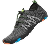 SAGUARO Scarpe da Scoglio Uomo Scarpette da Scoglio Donna Scarpe Mare Antiscivolo Scarpette Mare Scarpe Acqua Asciugatura Rapida Scarpe per Spiaggia Immersione Surf Grigio Gr.45 EU