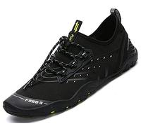 SAGUARO Scarpe da Scoglio Uomo Scarpette da Scoglio Donna Scarpe Mare Antiscivolo Scarpette Mare Scarpe Acqua Asciugatura Rapida Scarpe per Spiaggia Immersione Surf St.4 Nero Gr.48 EU