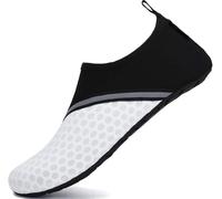 SAGUARO Scarpe da Scoglio Uomo Scarpette Scoglio Donna Scarpe da Mare Asciugatura Rapida Scarpette Mare Scogli Scarpe Spiaggia Scarpe per Immersione Acqua Surf030 Bianco,EU Gr.44/45