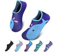 SAGUARO Scarpe da Sport Acquatici Ragazzi Ragazze Scarpette Scoglio Scarpe da Immersione Piscina Spiaggia Fiume Mare Nuoto Surf Acqua per Bambini, Blu Bacca, 26/27 EU