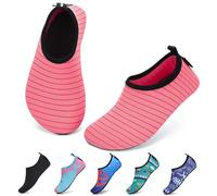 SAGUARO Scarpe da Sport Acquatici Ragazzi Ragazze Scarpette Scoglio Scarpe da Immersione Piscina Spiaggia Mare Fiume Nuoto Surf Vela Acqua Cycling per Bambini, Rosso Anguria, 34/35 EU