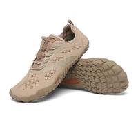 SAGUARO Scarpe da Trail Running Uomo Donna Scarpe da Barefoot Antiscivolo Traspirante Scarpe Minimaliste per Outdoor e Indoor Trekking Fitness Marrone 47 EU