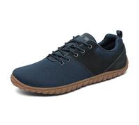 SAGUARO Scarpe Minimaliste Comode Donna - Scarpe Barefoot Ginnastica Traspirante Uomo - Scarpe Trail Running Camminata con Wide Tox Box - Scarpa da Fitnes Leggere con Zero Drop Soles Blu,Gr.36