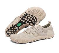 SAGUARO Scarpe Scoglio Uomo Donna Asciugatura Rapida Scarpette da Mare Traspiranti Spiaggia Scarpe da Mare per Acqua Immersione Nuoto Surf Vela Canottaggio Nautica Cachi Mandorla,Gr.42