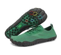 SAGUARO Scarpe Scoglio Uomo Donna Asciugatura Rapida Scarpette da Mare Traspiranti Spiaggia Scarpe da Mare per Acqua Immersione Nuoto Surf Vela Canottaggio Nautica Verde Foresta,Gr.43