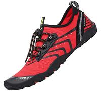SAGUARO Scarpe Scoglio Uomo Donna Scarpette Mare Scogli Asciugatura Rapida Scarpe Mare Scoglio Antiscivolo Scarpette da Scoglio, Candy Apple Rosso Gr.39