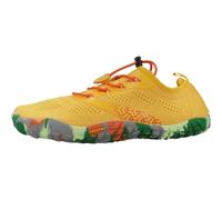 SAGUARO Barefoot Shoes Uomo Donna Scarpe Barefoot Scarpe Minimaliste Scarpette da Palestra Traspiranti Scarpette da Scoglio con Punta Larga e Suola a Goccia Zero Giallo Vivo,Gr.42