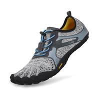 SAGUARO Water Shoes Mens Womens Barefoot Quick Dry Sports Aqua Shoes Unisex Slip On Skin Shoes for Beach Swim Surf Yoga Exercise,Upgrade Grey 11 UK