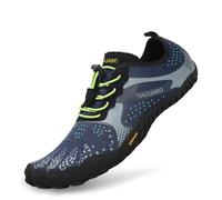 SAGUARO Water Shoes Mens Womens Barefoot Quick Dry Sports Aqua Shoes Unisex Slip On Skin Shoes for Beach Swim Surf Yoga Exercise,Upgrade Blue 10.5 UK