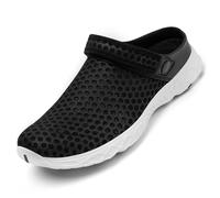 SAGUARO Zoccoli e Sabot Uomo Donna Estive Pantofole Scarpe da Spiaggia Sandali Antiscivolo Scarpe da Giardino Nero 40