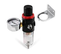 SAGUD Airbrush Compressore regolatore di pressione manometro filtro regolatore di pressione dell'aria mini filtro inline olio cascata manometro misuratore umidità con adattatore