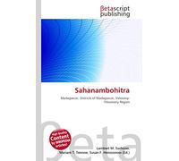 Sahanambohitra: Madagascar, Districts of Madagascar, Vatovavy- Fitovinany Region