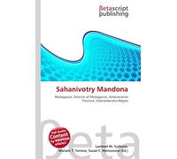 Sahanivotry Mandona: Madagascar, Districts of Madagascar, Antananarivo Province, Vakinankaratra Region