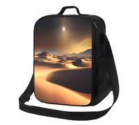 Sahara - Borsa termica per il pranzo del deserto, per donne e uomini, riutilizzabile, per ufficio, picnic, contenitore termico per il pranzo, a prova di perdite, portatile, borsa termica per il pranzo