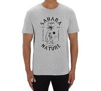 Sahara Desert Back to Nature T-Shirt Art Uomo Donna Classic Urban tees, Grigio, XL