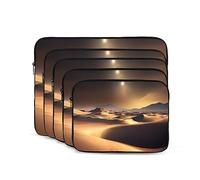 Sahara Desert Custodia per laptop da 12 pollici Custodia per laptop portatile antiurto moda borsa per laptop per donne uomini valigetta per laptop