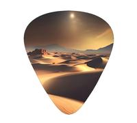 Sahara Desert Plettri per chitarra eleganti e resistenti, tre tipi di plettri sottili, medi e pesanti (12 pezzi), adatti per chitarra, basso, chitarra elettrica, ukulele,