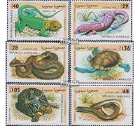 Sahara Edizione Il Governo in esilio Senza Validità in International. Postali No..53 MNH ** MNH 1998 Rettili (Francobolli per i Collezionisti) Anfibi/rettili/Dinosauro