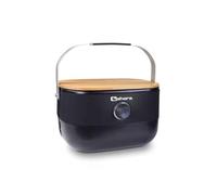 Sahara Mini Barbecue a gas portatile da campeggio, 2,7 kW, griglia in ghisa e tagliere da soffitto, per camper, picnic, con cartuccia di controllo e adattatore per bombole di gas da 11 kg, compatto da