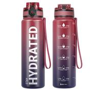 Sahara Sailor Borraccia Sportiva 750ML, Senza BPA, Senza Perdite, Borraccia Motivazionale, per Bici, Palestra, Graduata, Campeggio, Escursionismo (1 Bottiglia)