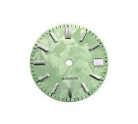 Saharuse 1 pz 28.5mm Sakura Quadrante No Lume Accessori for Orologi Nessuna Data for NH35 NH36 Movimento Meccanico Automatico SKX007(Spring Green,Rose Index 3o Clock)