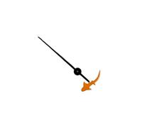 Saharuse 1 pz Accessori for orologi Lancette singole Lancetta dei secondi 12,5 mm senza luminescenza for assemblaggio movimento NH35/ NH36/ 4R/ 7S