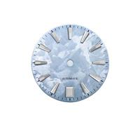 Saharuse 1pc 28.5mm Sakura Dial BGW9 C3 Lume Rosa 6 in Punto Data for NH35 NH36 Movimento Testo(Sky Blue,3o Clock)