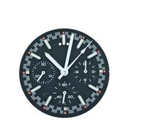 Saharuse 1pc 32,5mm Luminoso quadrante Multi-Potenza Logo lancette elettroniche Adatte for Movimento VK63(1058-4)