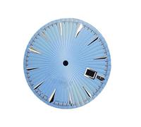 Saharuse 1pc 35mm quadranti for Orologi da Uomo 40mm Accessori volti strutturati for Movimento NH35(Sky Blue)