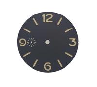 Saharuse 1pc 38.5mm Orologio da Uomo quadrante Moduli Accessori di Ricambio Adatti for Movimento ETA6497 ST3600 Viso Luminoso Verde(Watch dial-2)
