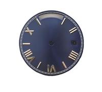 Saharuse 1pc quadrante dell'orologio 29mm Parti di Ricambio in Acciaio Scrittura araba Adatta for Movimento Miyota 8285 Doppia Finestra del Calendario(Dial-7)