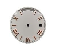 Saharuse 1pc quadrante dell'orologio 29mm Parti di Ricambio in Acciaio Scrittura araba Adatta for Movimento Miyota 8285 Doppia Finestra del Calendario(Dial-10)