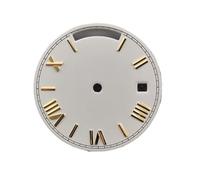 Saharuse 1pc quadrante dell'orologio 29mm Parti di Ricambio in Acciaio Scrittura araba Adatta for Movimento Miyota 8285 Doppia Finestra del Calendario(Dial-9)