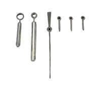 Saharuse 1set VK63 Watch Hand Green Luminous Accessories For 6-hands Movement Gun Silver Gold Rose(Silver)